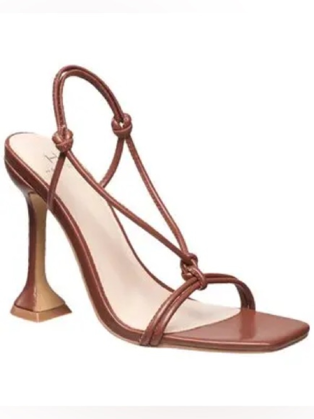 H Halston Women's Picasso Lace-Up Dress Sandals Size 8.5 in tan - Picture 15 of 15